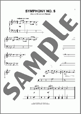Symphony No. 5, Second Movement Excerpt(Ludwig Van Beethoven) 楽譜 ピアノ（ソロ） ダウンロード