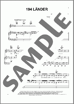 194 Lander(Mark Forster) 楽譜 ピアノ & ボーカル & ギター ダウンロード