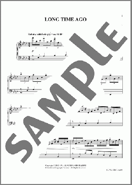 Long Time Ago (arr. Brad Nix)(Early American Song) 楽譜 ピアノ（ソロ） ダウンロード