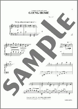 Going Home (arr. Brad Nix)(Antonin Dvorak) 楽譜 ピアノ（ソロ） ダウンロード