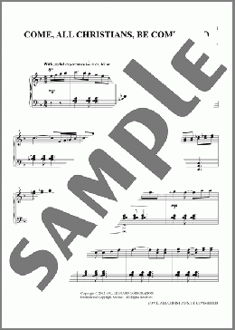 Come, All Christians, Be Committed (arr. Brad Nix)(Beach Spring from Sacred Harp) 楽譜 ピアノ（ソロ） ダウンロード