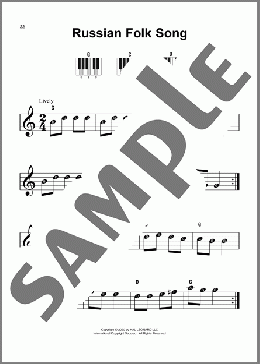 Russian Folk Song(Ludwig van Beethoven) 楽譜 ピアノ（ソロ） ダウンロード