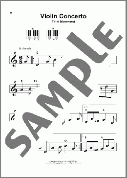 Violin Concerto In D Major, Op. 61(Ludwig van Beethoven) 楽譜 ピアノ（ソロ） ダウンロード