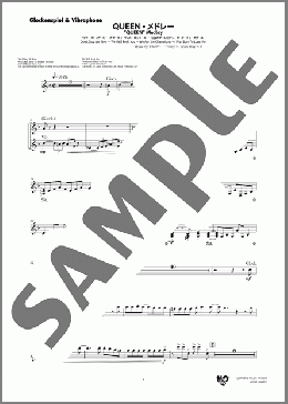 QUEEN・メドレー(Glockenspiel & Vibraphone)(QUEEN) 楽譜 吹奏楽（パート） ダウンロード 定額サブスク