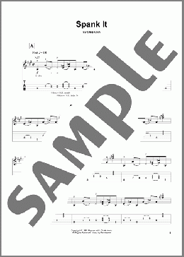 Spank It(Greg Koch) 楽譜 ギタースコア ダウンロード