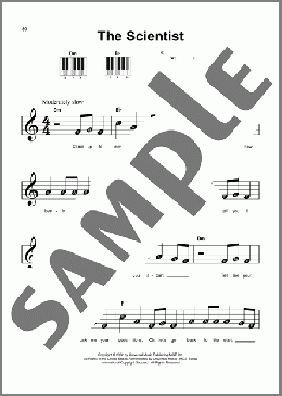 The Scientist(Coldplay) 楽譜 ピアノ（ソロ） ダウンロード