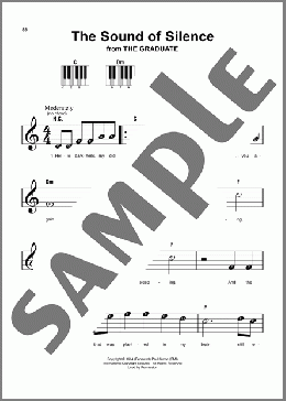 The Sound Of Silence(Simon & Garfunkel) 楽譜 ピアノ（ソロ） ダウンロード