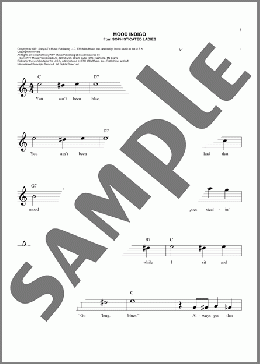 Mood Indigo(Duke Ellington) 楽譜 その他 ダウンロード