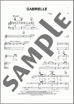 Gabrielle(Brett Eldredge) 楽譜 ピアノ & ボーカル & ギター ダウンロード