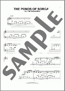 The Ponds Of Sorgan (from Star Wars: The Mandalorian)(Ludwig Goransson) 楽譜 ピアノ（ソロ） ダウンロード