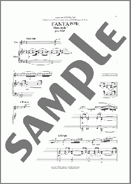 Fantaisie(Georges Hue) 楽譜 その他 ダウンロード