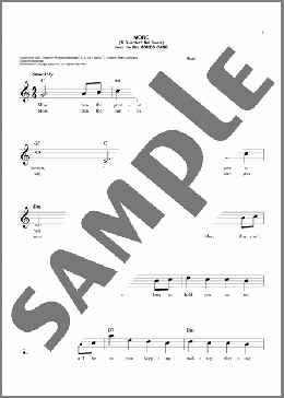 More (Ti Guardero Nel Cuore)(Kai Winding) 楽譜 その他 ダウンロード