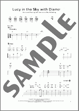 Lucy In The Sky With Diamonds(The Beatles) 楽譜 ギター（その他） ダウンロード