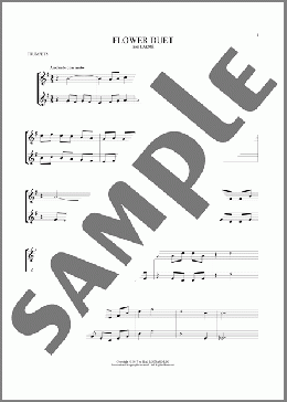 Flower Duet(Leo Delibes) 楽譜 その他 ダウンロード