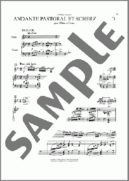 Andante Pastoral Et Scherzettino(Paul Taffanel) 楽譜 その他 ダウンロード