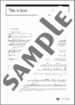 This is love [STAGEA・EL エレクトーンで弾く 7～5級 Vol.19 エレクトーンの定番&ザ・ヒット 30](SMAP) 楽譜 エレクトーン（ソロ） 7級 ダウンロード 定額サブスク
