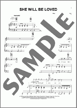 She Will Be Loved(Maroon 5) 楽譜 その他 ダウンロード