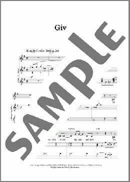 Given(Shaina Taub) 楽譜 ピアノ & ボーカル ダウンロード