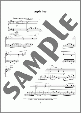 apple tree(Rachel Portman) 楽譜 ピアノ（ソロ） ダウンロード