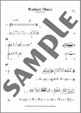 Radiant Music (for flute and electronics)(Nico Muhly) 楽譜 フルート ダウンロード