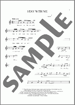 Stay With Me(Sam Smith) 楽譜 その他 ダウンロード