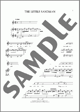 Sandmannchen (The Little Sandman), WoO 31, No. 4(Johannes Brahms) 楽譜 ピアノ & ボーカル ダウンロード