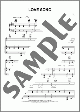 Love Song(Sara Bareilles) 楽譜 その他 ダウンロード
