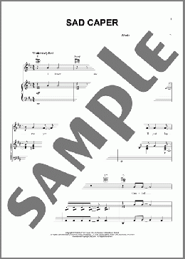 Sad Caper(Hootie & The Blowfish) 楽譜 ピアノ & ボーカル & ギター ダウンロード