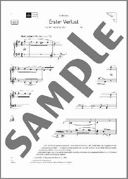 Erster Verlust (Grade 4, list B3, from the ABRSM Piano Syllabus 2021 & 2022)(Robert Schumann) 楽譜 ピアノ（ソロ） ダウンロード