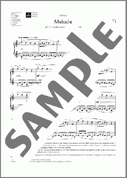 Melodie (Grade 1, list B1, from the ABRSM Piano Syllabus 2021 & 2022)(Robert Schumann) 楽譜 ピアノ（ソロ） ダウンロード