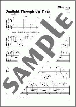 Sunlight Through the Trees (Grade 1, list C4, from the ABRSM Piano Syllabus 2021 & 2022)(June Armstrong) 楽譜 ピアノ（ソロ） ダウンロード