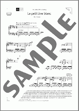 Le petit ane blanc (Grade 7, list C2, from the ABRSM Piano Syllabus 2021 & 2022)(Jacques Ibert) 楽譜 ピアノ（ソロ） ダウンロード