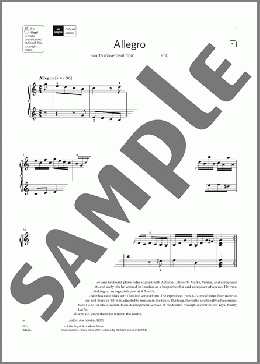 Allegro (Grade 6, list A1, from the ABRSM Piano Syllabus 2021 & 2022)(G. B. Pescetti) 楽譜 ピアノ（ソロ） ダウンロード