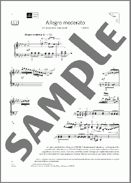 Allegro moderato (Grade 8, list A2, from the ABRSM Piano Syllabus 2021 & 2022)(Joseph Haydn) 楽譜 ピアノ（ソロ） ダウンロード