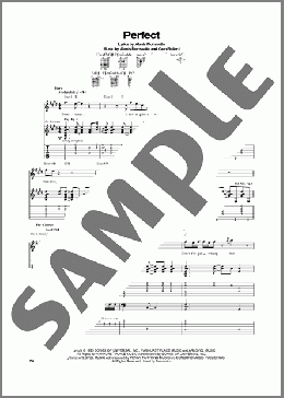 Perfect(Alanis Morissette) 楽譜 ギター（ソロ） ダウンロード