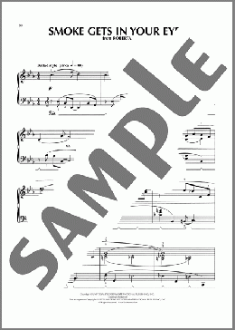 Smoke Gets In Your Eyes (arr. Lee Evans)(The Platters) 楽譜 ピアノ（ソロ） ダウンロード