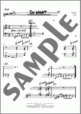 So What(Miles Davis) 楽譜 その他 ダウンロード