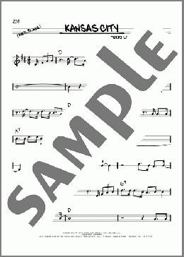 Kansas City(The Beatles/Wilbert Harrison) 楽譜 その他 ダウンロード