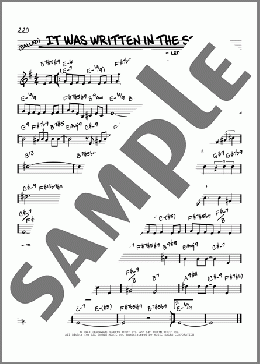 It Was Written In The Stars(Leo Robin/Harold Arlen) 楽譜 その他 ダウンロード