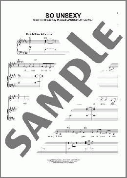 So Unsexy (from Jagged Little Pill The Musical)(Alanis Morissette) 楽譜 ピアノ & ボーカル ダウンロード