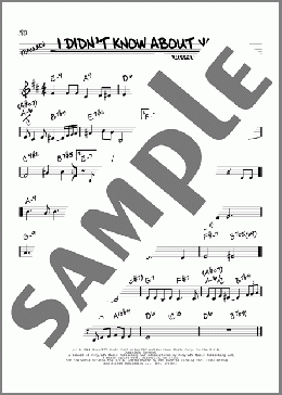 I Didn't Know About You(Duke Ellington) 楽譜 その他 ダウンロード