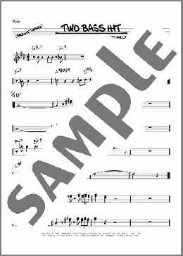 Two Bass Hit(Cannonball Adderley) 楽譜 その他 ダウンロード