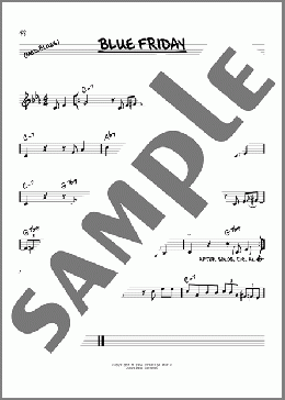 Blue Friday(Kenny Dorham) 楽譜 その他 ダウンロード