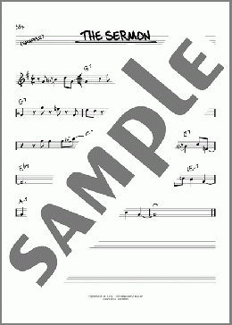 The Sermon(Hampton Hawes) 楽譜 その他 ダウンロード