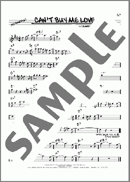 Can't Buy Me Love(The Beatles) 楽譜 その他 ダウンロード