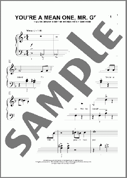 You're A Mean One, Mr. Grinch (from Dr. Seuss How The Grinch Stole Christmas) (arr. Phillip Keveren)(Albert Hague/Dr. Seuss) 楽譜 ピアノ（ソロ） ダウンロード