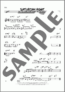 Saturday Night (Is The Loneliest Night Of The Week)(Jule Styne/Sammy Cahn/Jule Styne and Sammy Cahn) 楽譜 その他 ダウンロード