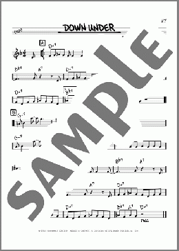 Down Under(Dizzy Gillespie) 楽譜 その他 ダウンロード