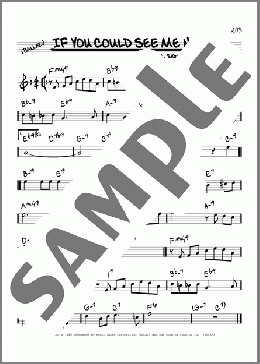 If You Could See Me Now(Carl Sigman/Tadd Dameron) 楽譜 その他 ダウンロード