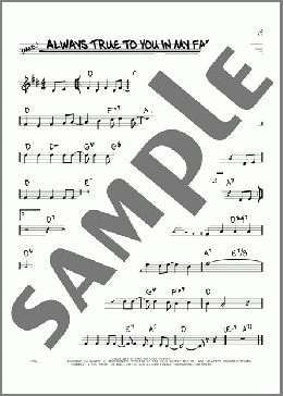 Always True To You In My Fashion(Jo Stafford/Ann Miller & Tommy Rall/Jane Harvey) 楽譜 その他 ダウンロード